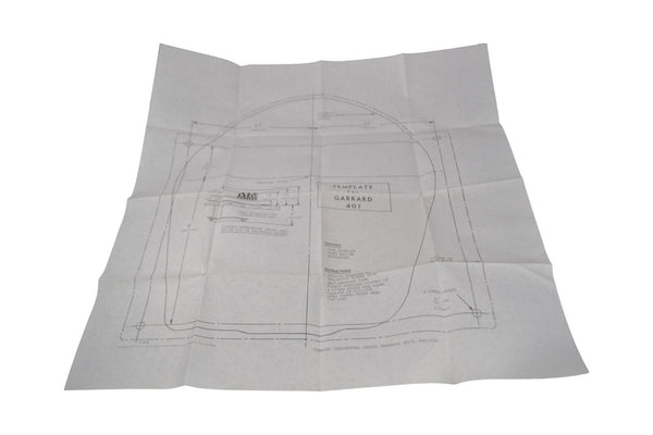 Garrard 401 Turntable Instruction Manual with Mounting Template & Sleeve - Chorlton Analogue