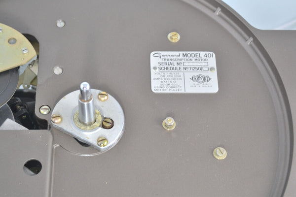 Garrard 401 Turntable Mid Production Good Working Order Idler Drive Turntable - Chorlton Analogue