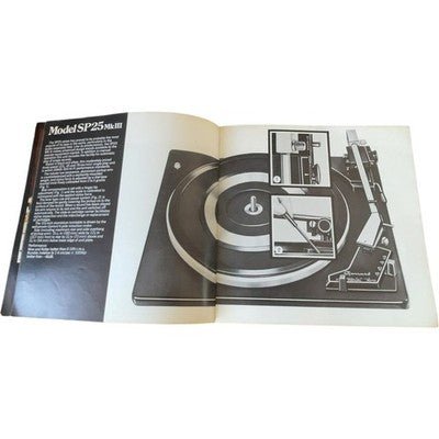 Garrard Vintage Turntable Brochure SP25 etc Accessories Plinths Bases Cartridges - Chorlton Analogue