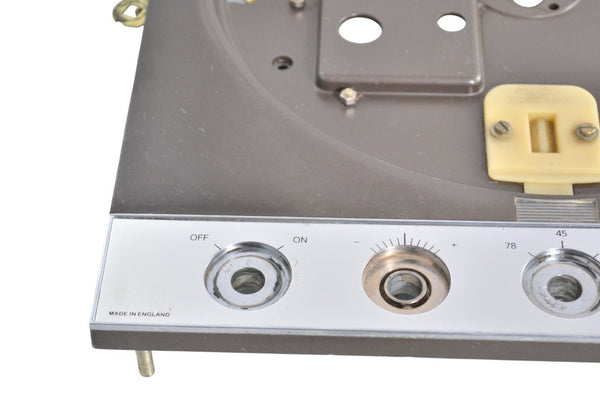 Garrard401 Chassis Flush Strobe Top Plate Body - Chorlton Analogue