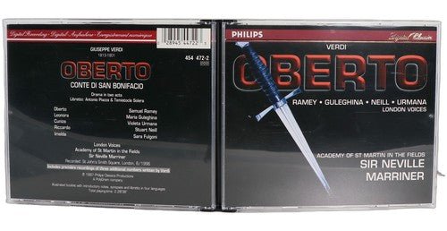 Giuseppe Verdi - Oberto Conte di San Bonifacio - 3xCD - Chorlton Analogue