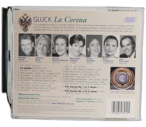 Gluck - La Corona - Opera In One-Act (1765) - Box Set 2 CDs - Albany Records - Chorlton Analogue