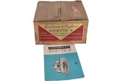 Goodmans Axiette 8 Vintage High Fidelity Loudspeaker 15 Ohms 6 Watts UK - Chorlton Analogue