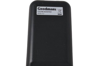 Goodmans GDB300HD Remote Control Freeview HD TV Wireless Black - Chorlton Analogue