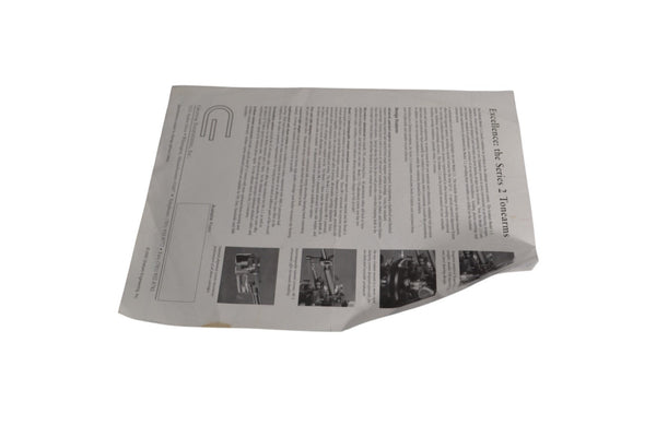 Graham Tonearm Flyer Brochure A4 Size - Chorlton Analogue