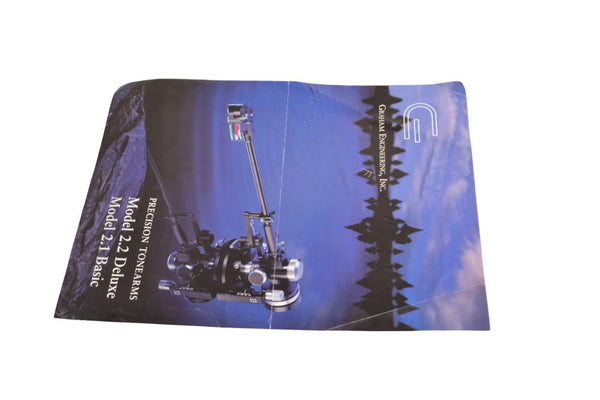 Graham Tonearm Flyer Brochure A4 Size - Chorlton Analogue