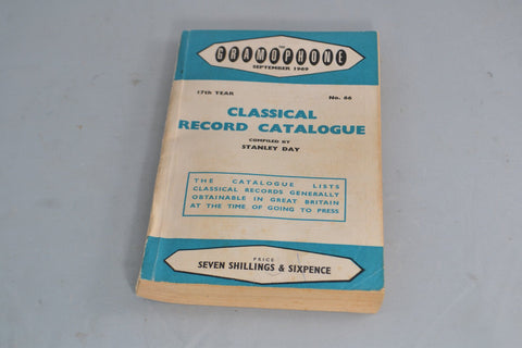 Gramophone Classical Record Catalogue September 1969 No 66 - Chorlton Analogue