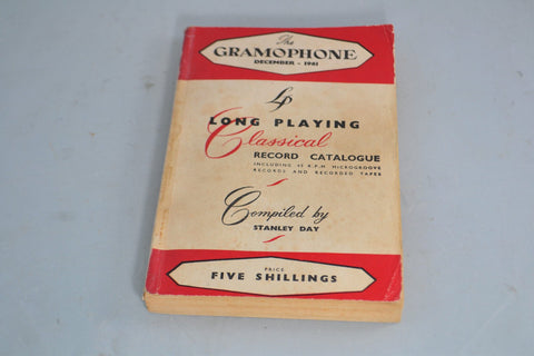 Gramophone Long Playing Record Catalogue December 1961 - Chorlton Analogue