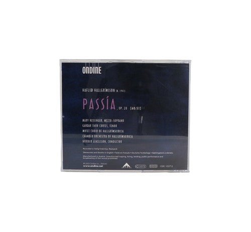 Hallgrímsson - Passía - CD - Ondine - 2004 - Chorlton Analogue