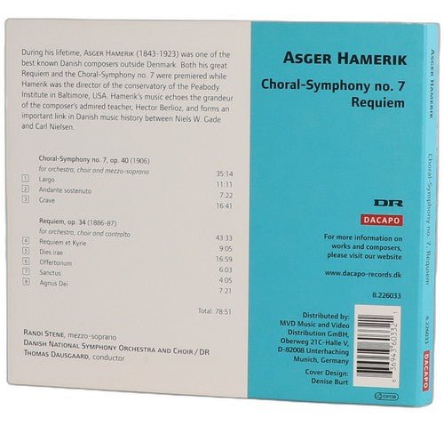 Hamerik - Choral-Symphony No. 7 / Requiem - CD - Dacapo (4) - 2006 - Chorlton Analogue