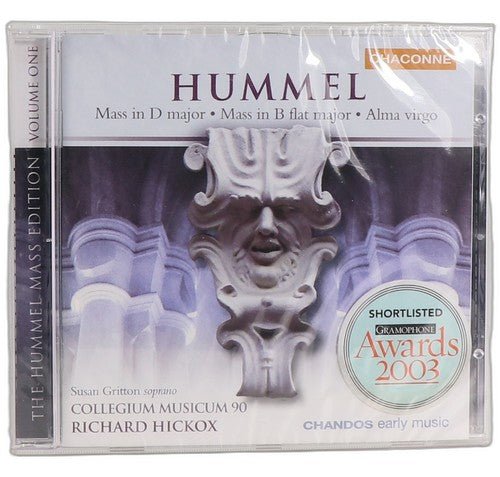 Hummel - Mass in D major / Mass in B flat major - CD - Chorlton Analogue