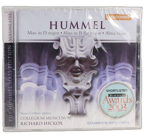 Hummel - Mass in D major / Mass in B flat major - CD - Chorlton Analogue