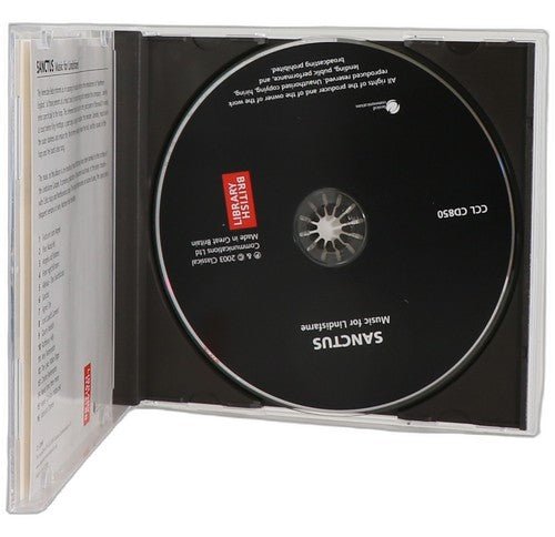 Hutchinson - Sanctus Music For Lindisfarne - CD - British Library - 2003 - Chorlton Analogue