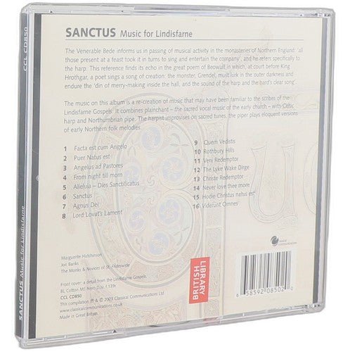 Hutchinson - Sanctus Music For Lindisfarne - CD - British Library - 2003 - Chorlton Analogue