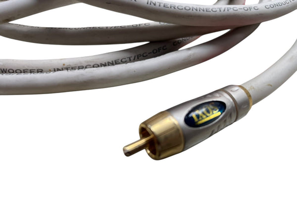 Ixos Subwoofer 5m Interconnect Cable XHK506 Overture Gamma Geometry - Chorlton Analogue