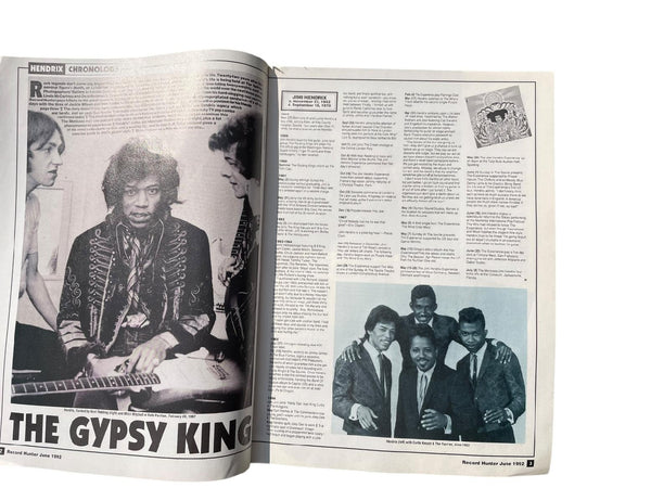 Jimi Hendrix Record Hunter Purple Blaze Magazine June 1992 - Chorlton Analogue