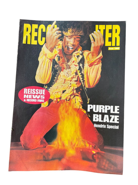Jimi Hendrix Record Hunter Purple Blaze Magazine June 1992 - Chorlton Analogue