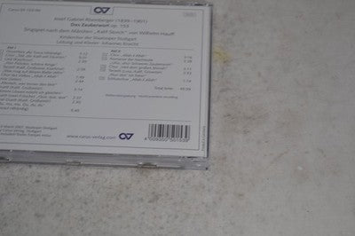 Josef Gabriel Rheinberger Das Zauberwort CD Carus Kinderchor Stuttgart - Chorlton Analogue