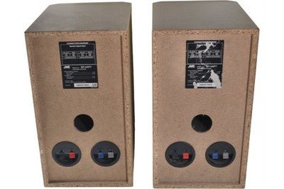 JVC SP - UXP7 Bookshelf Speakers Compact Cherry Wood High - Quality Sound - Chorlton Analogue