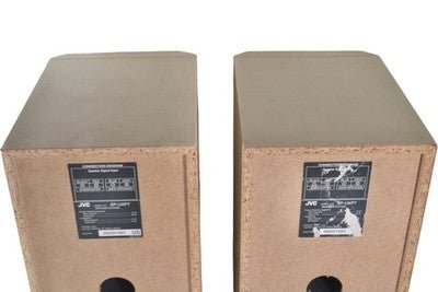 JVC SP - UXP7 Bookshelf Speakers Compact Cherry Wood High - Quality Sound - Chorlton Analogue