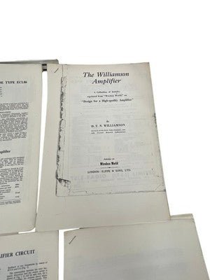 Leak Williamson Amplifier Vintage Circuit Manuals Stereo 20 Power Audio - Chorlton Analogue