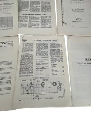 Leak Williamson Amplifier Vintage Circuit Manuals Stereo 20 Power Audio - Chorlton Analogue