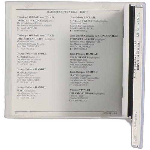 Leclair - Scylla Et Glaucus : Highlights (Extraits) - CD - Erato - 1995 - Chorlton Analogue
