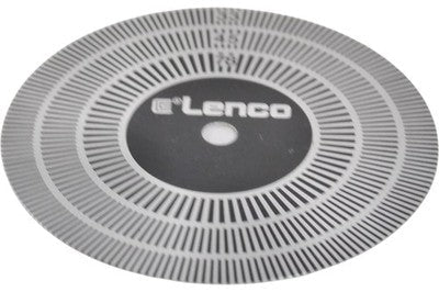 Lenco Metal Strobe Disc Calibration Tool for Turntable Speed Adjustment - Chorlton Analogue