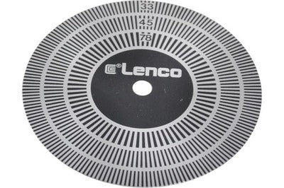 Lenco Metal Strobe Disc Calibration Tool for Turntable Speed Adjustment - Chorlton Analogue