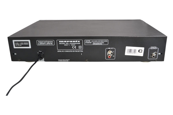 Marantz CD4000 CD Player N3B - Classic HiFi Audiophile CD Deck - Chorlton Analogue