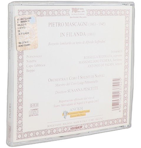 Mascagni - In Filanda - CD - Bongiovanni - 2005 - Chorlton Analogue