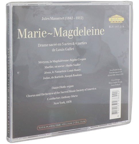 Massenet - Marie-Magdeleine - Box Set 2 CDs - Bella Voce - Chorlton Analogue