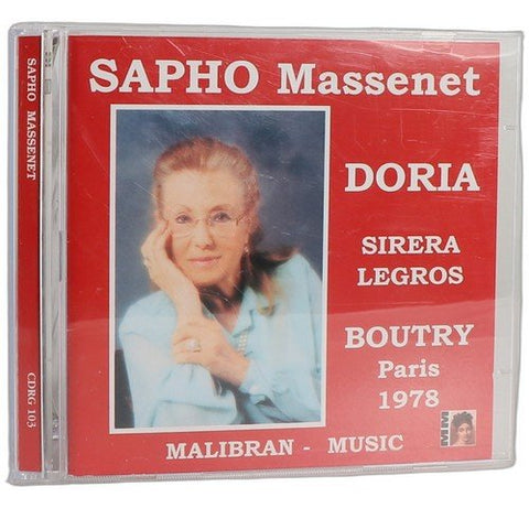 Massenet - Sapho - Box Set 2 CDs - Malibran Music - 1978 - Chorlton Analogue