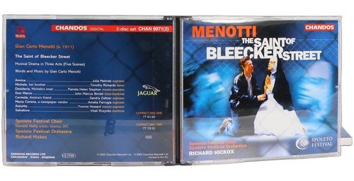 Menotti - The Saint Of Bleecker Street - Box Set 2 CDs - Chandos - 2002 - Chorlton Analogue