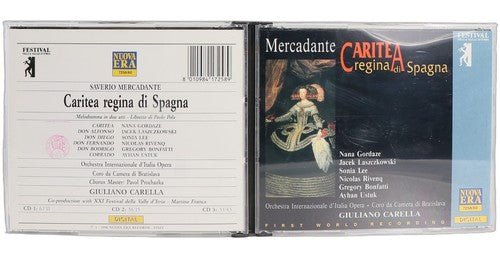 Mercadante - Caritea Regina Di Spagna - Box Set 3 CDs - NUOVA ERA - 1996 - Chorlton Analogue