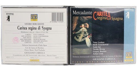 Mercadante - Caritea Regina Di Spagna - Box Set 3 CDs - NUOVA ERA - 1996 - Chorlton Analogue