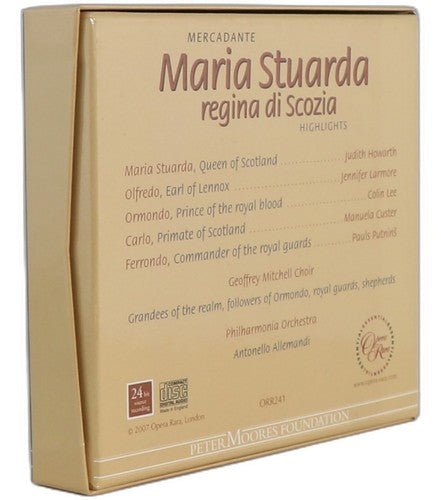 Mercadante - Maria Stuarda regina di Scozia (Highlights) - CD - Opera Rara - Chorlton Analogue
