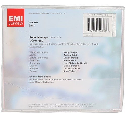 Messager - Véronique - Box Set 2 CDs - EMI Classics - 2001 - Chorlton Analogue