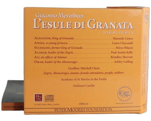 Meyerbeer - L'esule di Granata (Highlights) - CD - Opera Rara - 2005 - Chorlton Analogue