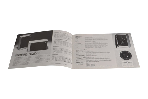 Mordaunt Short Speaker Brochure Classic Paegent etc - Chorlton Analogue