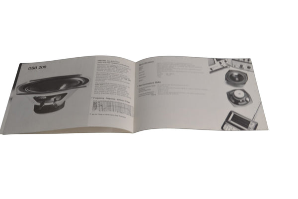 Mordaunt Short Speaker Brochure Classic Paegent etc - Chorlton Analogue