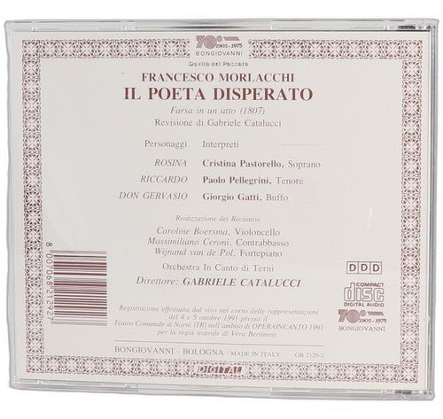 Morlacchi - Il Poeta Disperato - CD - Frequenz - 1993 - Chorlton Analogue
