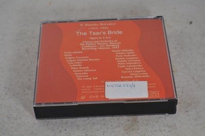 N. Rimsky-Korsakov The Tsar's Bride Opera 4 Acts CD Moscow Bolshoi - Chorlton Analogue
