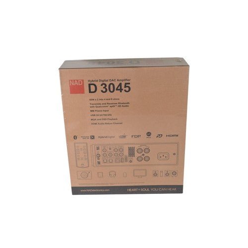 NAD D3045 Hybrid Digital DAC Amplifier Brand New Sealed NOS MM Phono Bluetooth - Chorlton Analogue