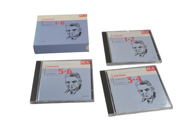 Nielsen Symphonies 1 - 6 Paavo Berglund Royal Danish Orchestra 3xCD RCA Classics - Chorlton Analogue