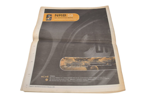 NME 4 FEB 1995 Oasis Brat Awards Blur Marley Sleeper B - Chorlton Analogue