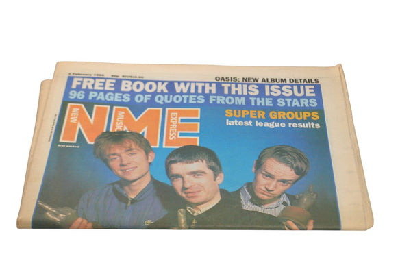 NME 4 FEB 1995 Oasis Brat Awards Blur Marley Sleeper B - Chorlton Analogue