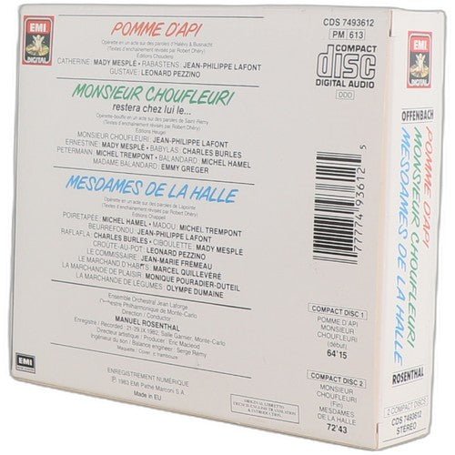 Offenbach - Vive Offenbach!: Pomme D'Api / Monsieur Choufleuri - Box Set 2 CDs - Chorlton Analogue