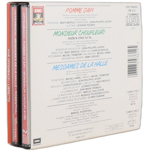 Offenbach - Vive Offenbach!: Pomme D'Api / Monsieur Choufleuri - Box Set 2 CDs - Chorlton Analogue