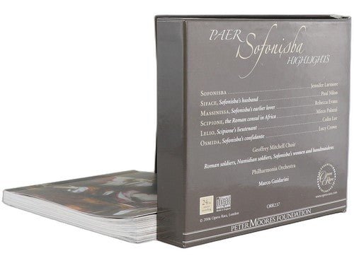 Paer - Sofonisba (Highlights) - CD - Opera Rara - 2006 - Chorlton Analogue